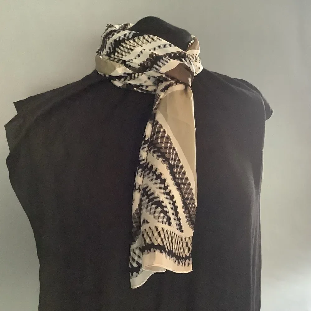 Jones New York silk scarf